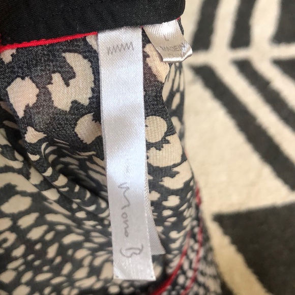 Leopard Print Sheer Top - Picture 3 of 3